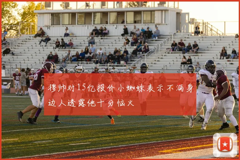穆帅对15亿报价小蜘蛛表示不满身边人透露他十分恼火